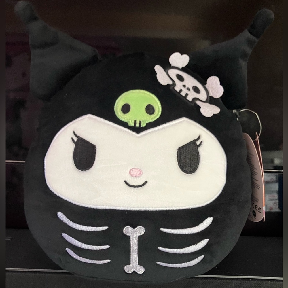 Skelly Kuromi 8” Sanrio Original Squishmallows Plush